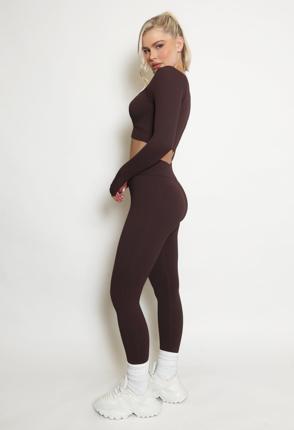 Seamed Long Sleeve Top & Legging Set