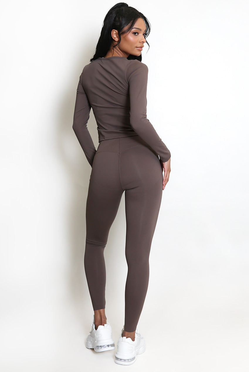 Active Long Sleeve Top And Energy Leggings Set
