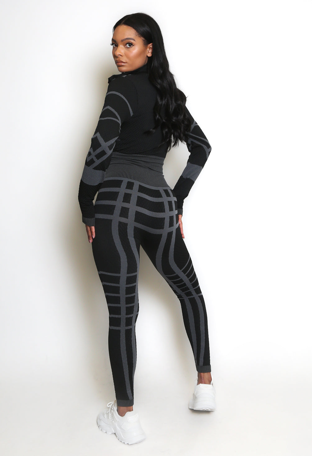 Printed Three Piece Gym set