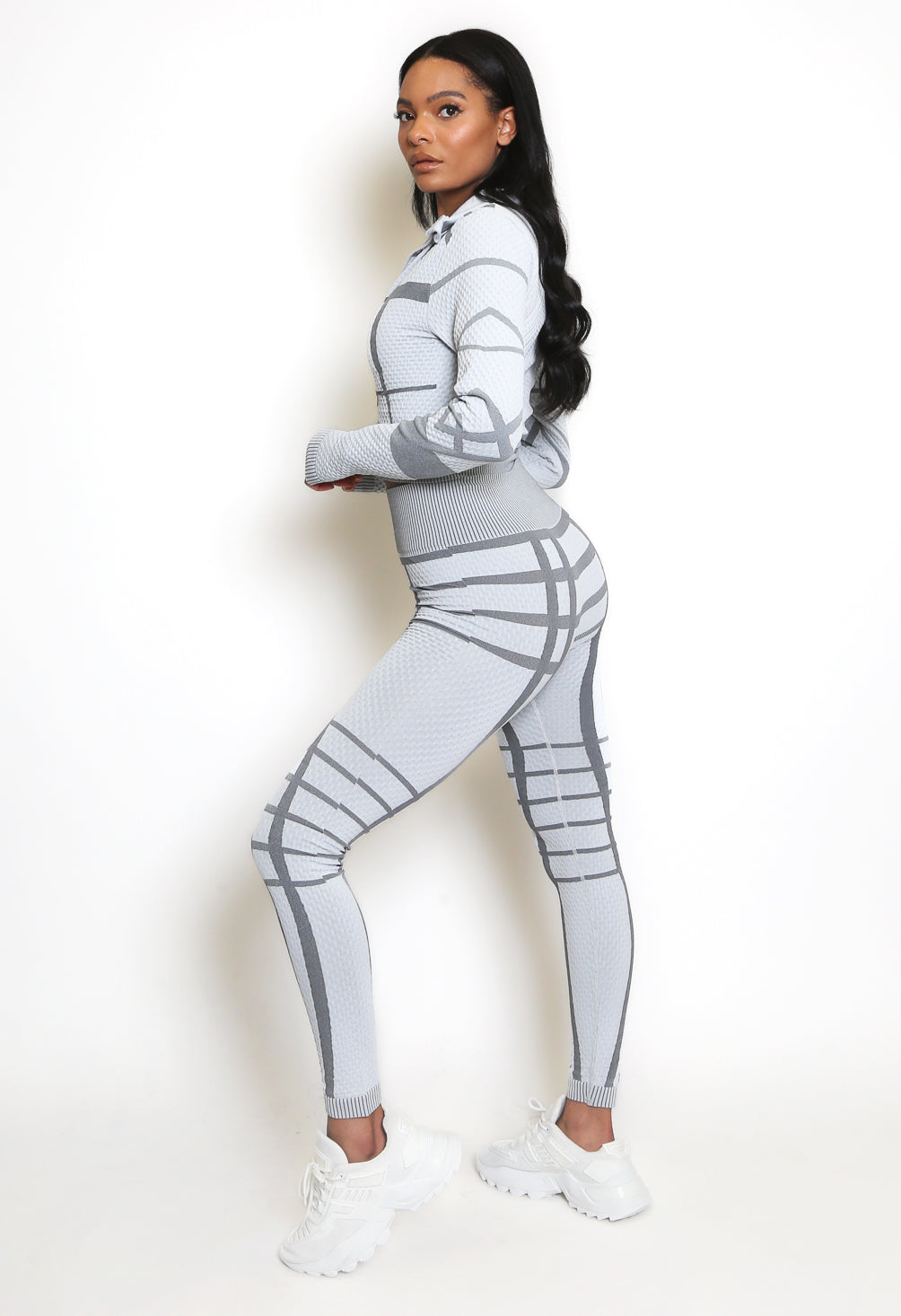 Printed Three Piece Gym set