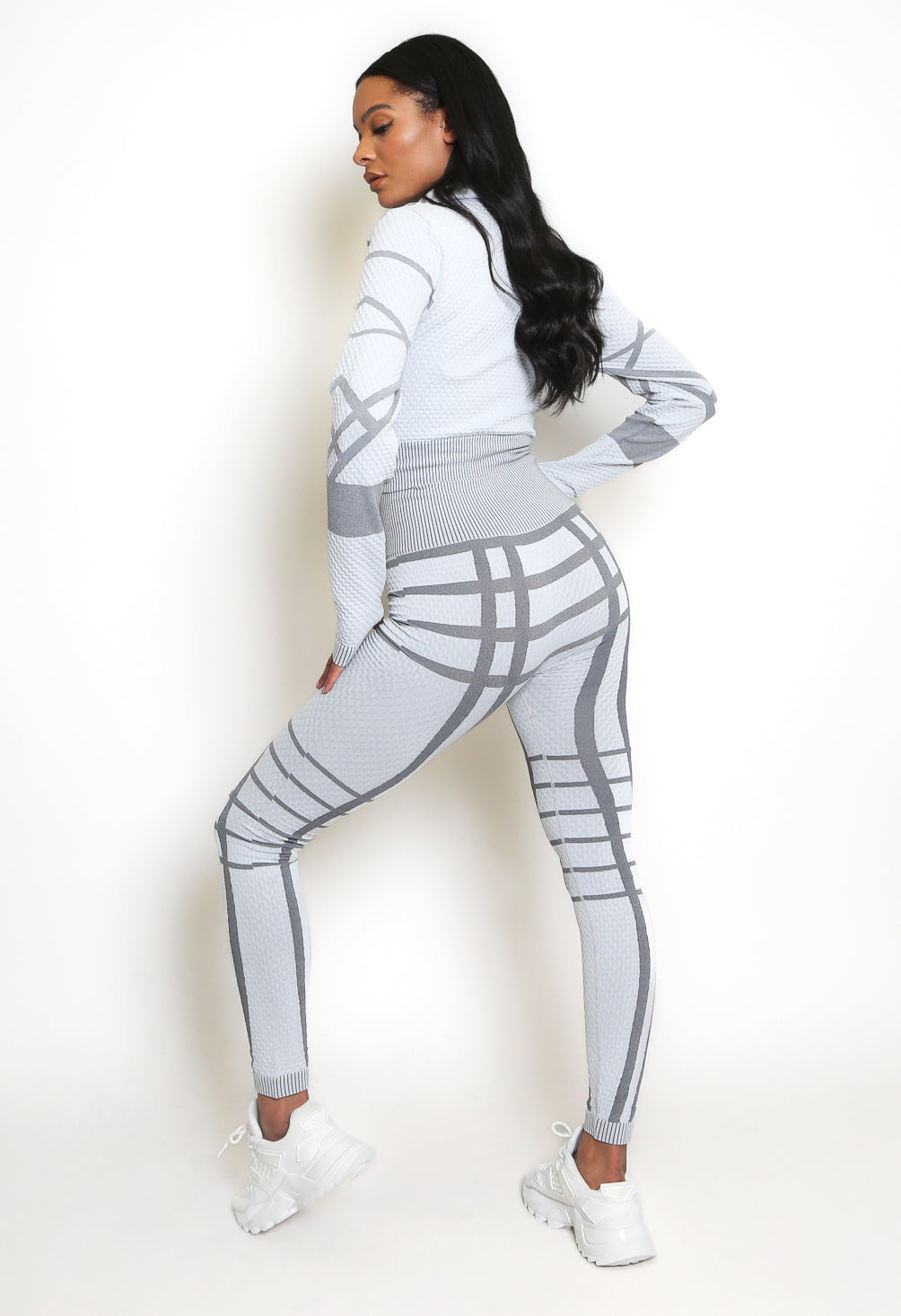 Printed Three Piece Gym set