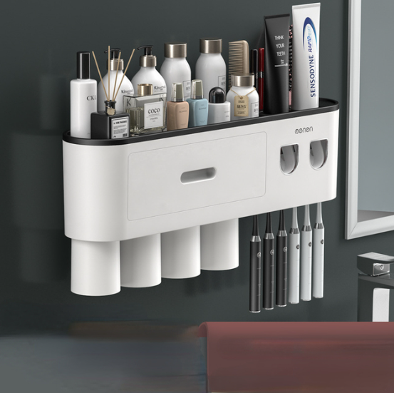 Bathroom Magnetic Adsorption Inverted Toothbrush Holder Wall - Automat