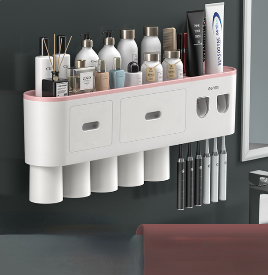 Bathroom Magnetic Adsorption Inverted Toothbrush Holder Wall - Automat