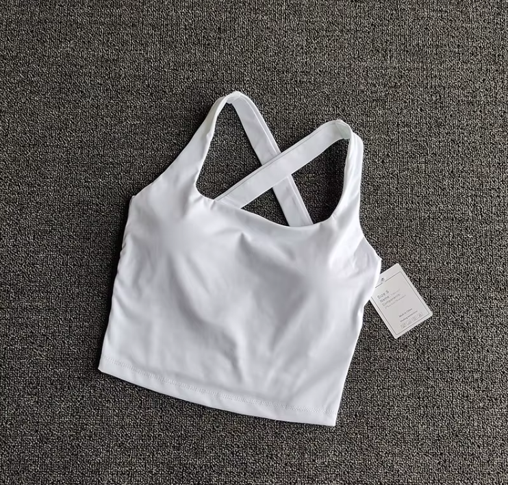Padded Open Back Sports Bra