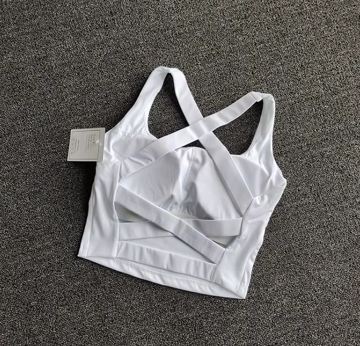 Padded Open Back Sports Bra