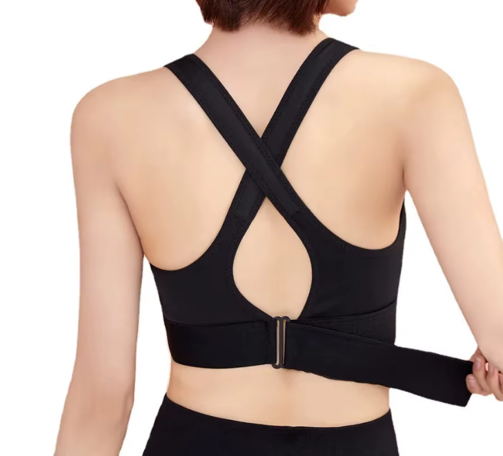 Supportive Zip Up Sports Bra