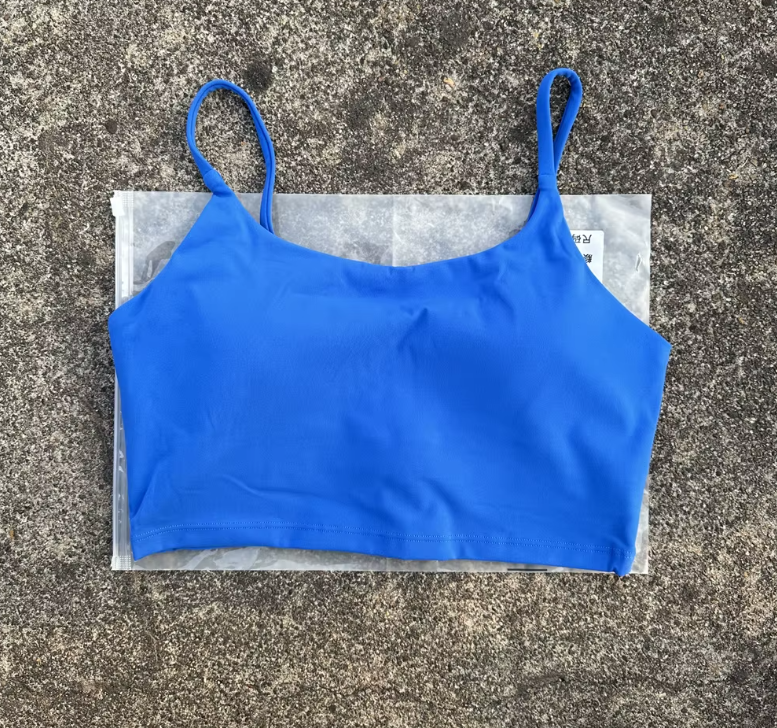 Padded Spaghetti Strap Sports Bra