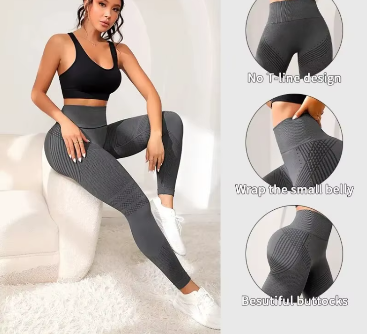 Uplifting High Waisted Elastic Yoga Pants