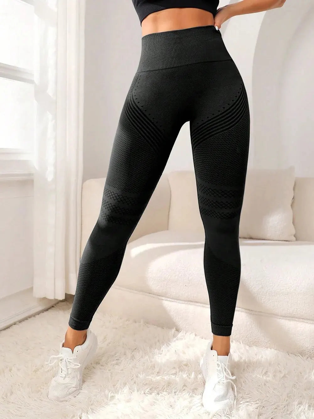 Uplifting High Waisted Elastic Yoga Pants