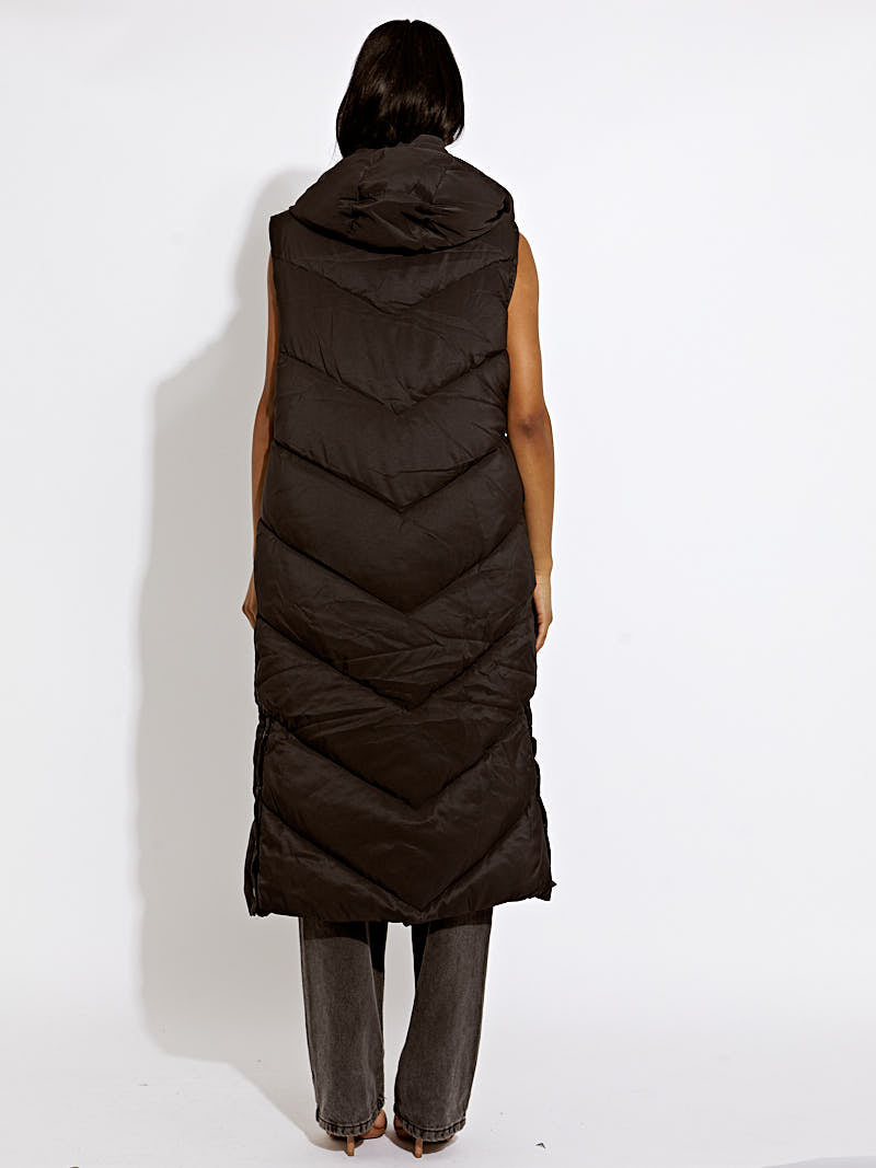 Longline Padded Gilet