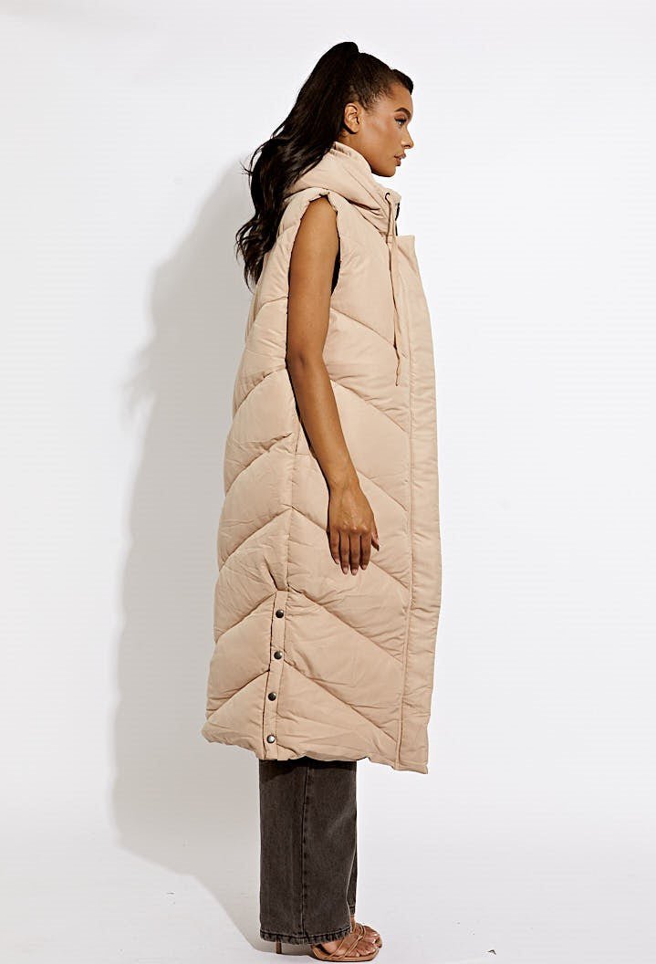 Longline Padded Gilet