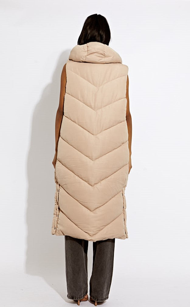 Longline Padded Gilet