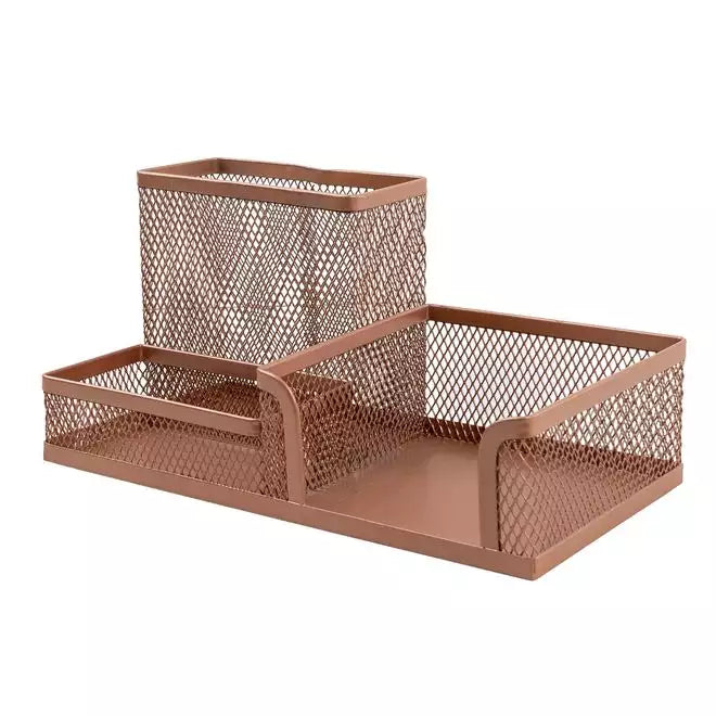 Rose Gold Metal Stationary Holder