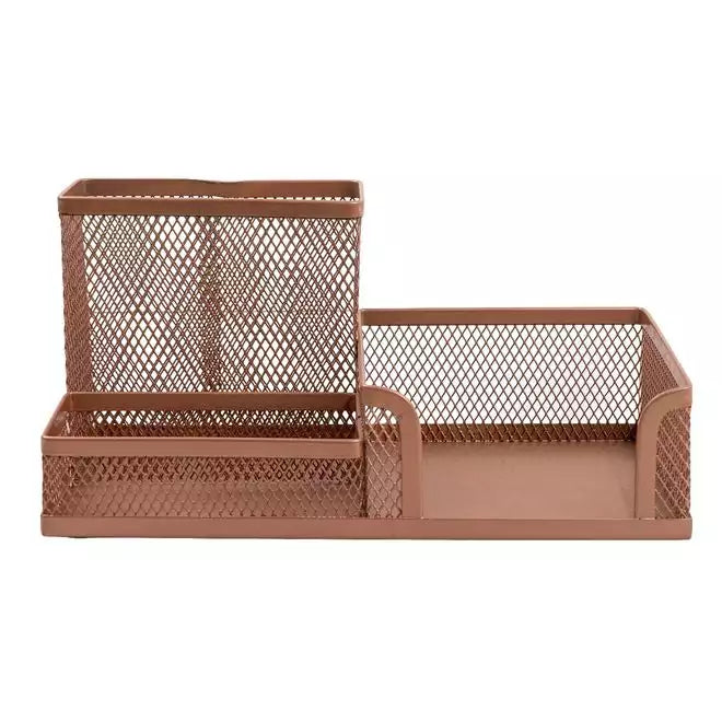 Rose Gold Metal Stationary Holder