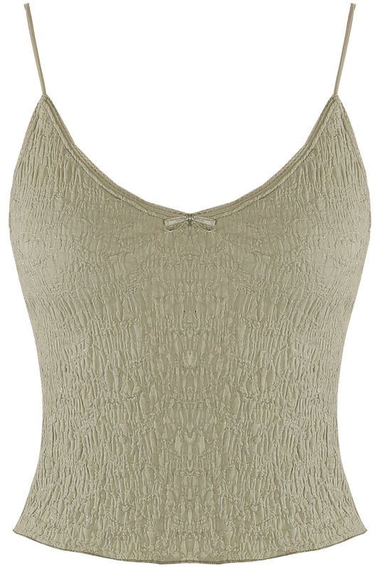 Textured Strappy Cami