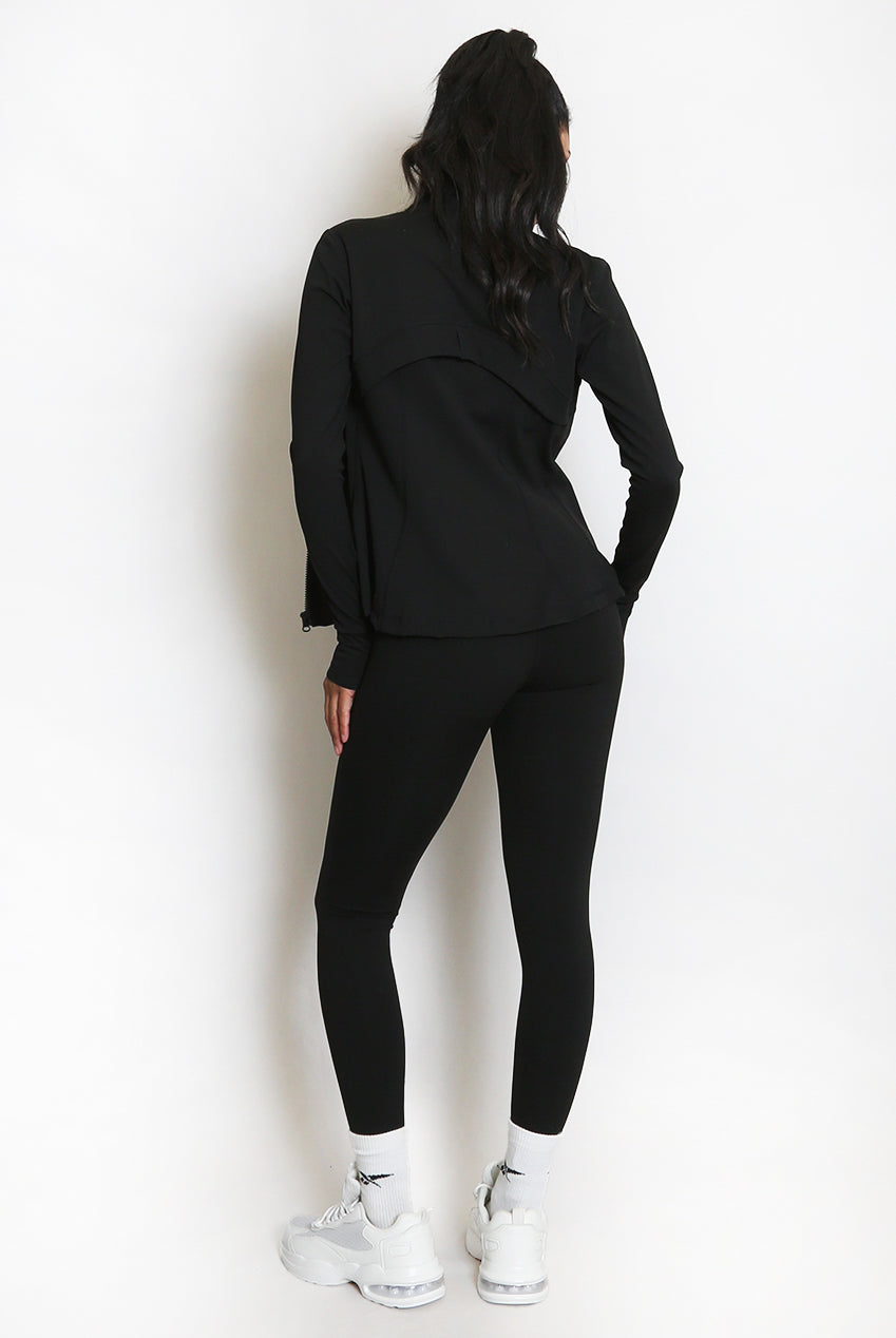 Sculpted Gym Jacket And Legging Set