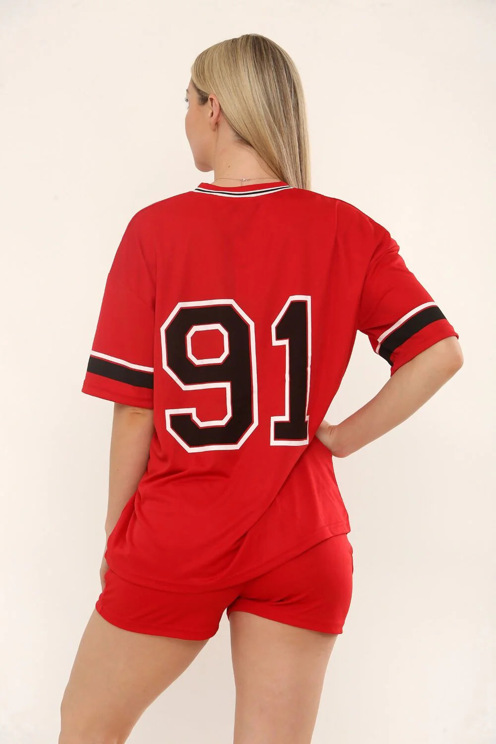 LA Varsity T-Shirt With Shorts Co-ord