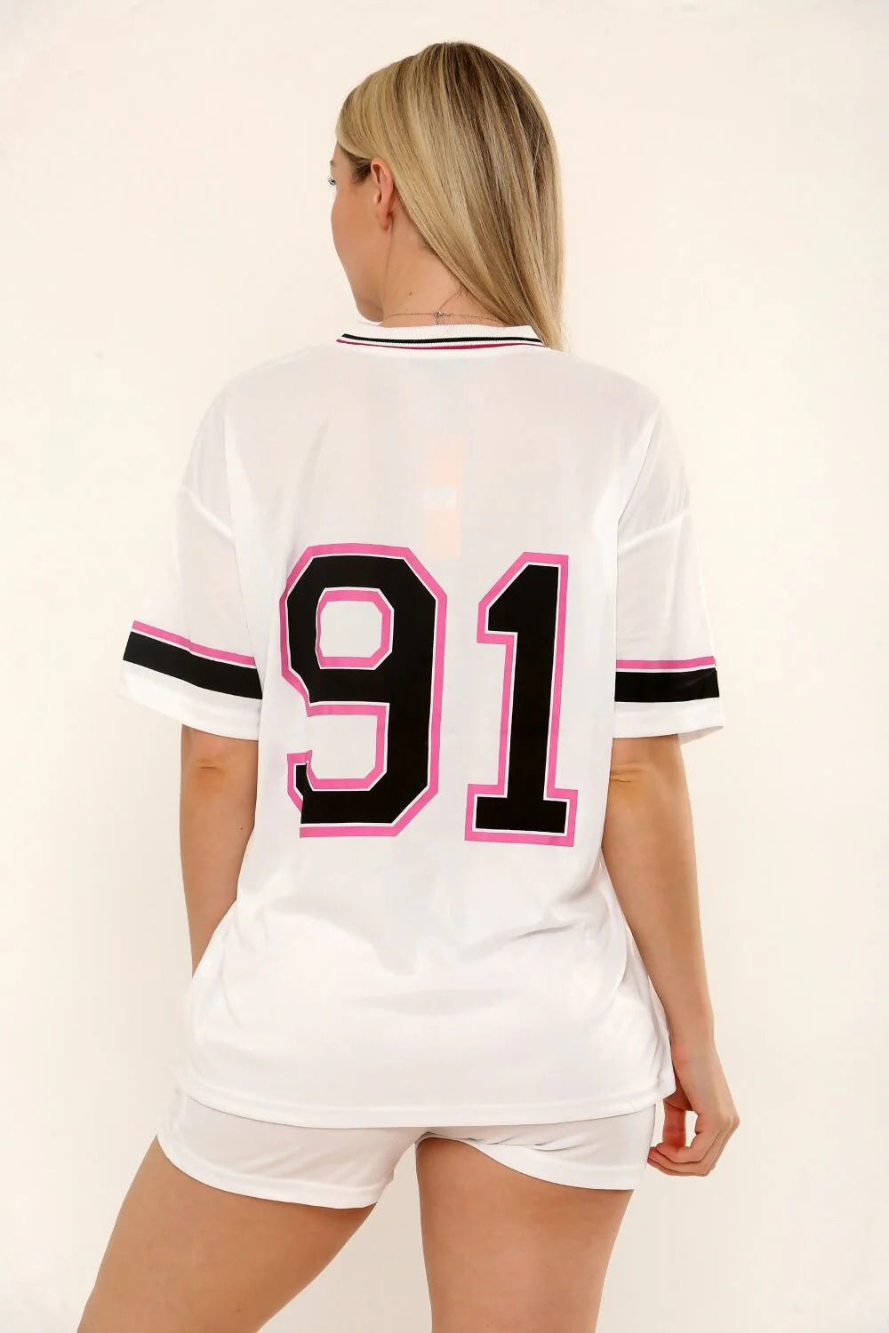 LA Varsity T-Shirt With Shorts Co-ord