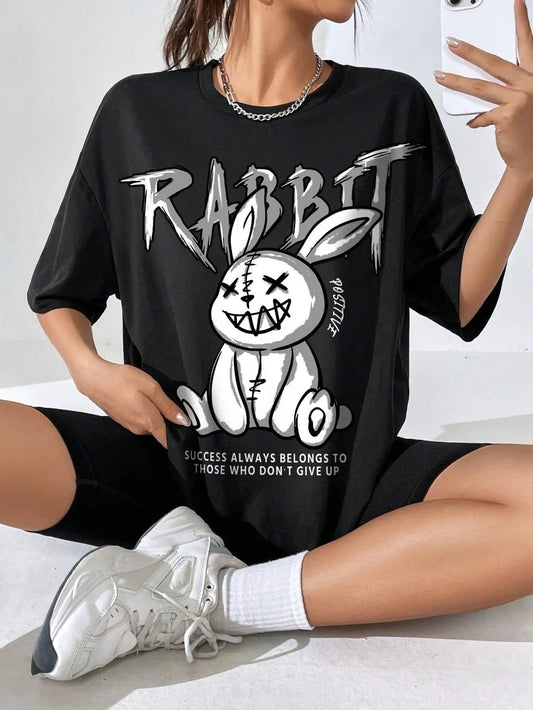 Cotton Rabbit Printed T-Shirt