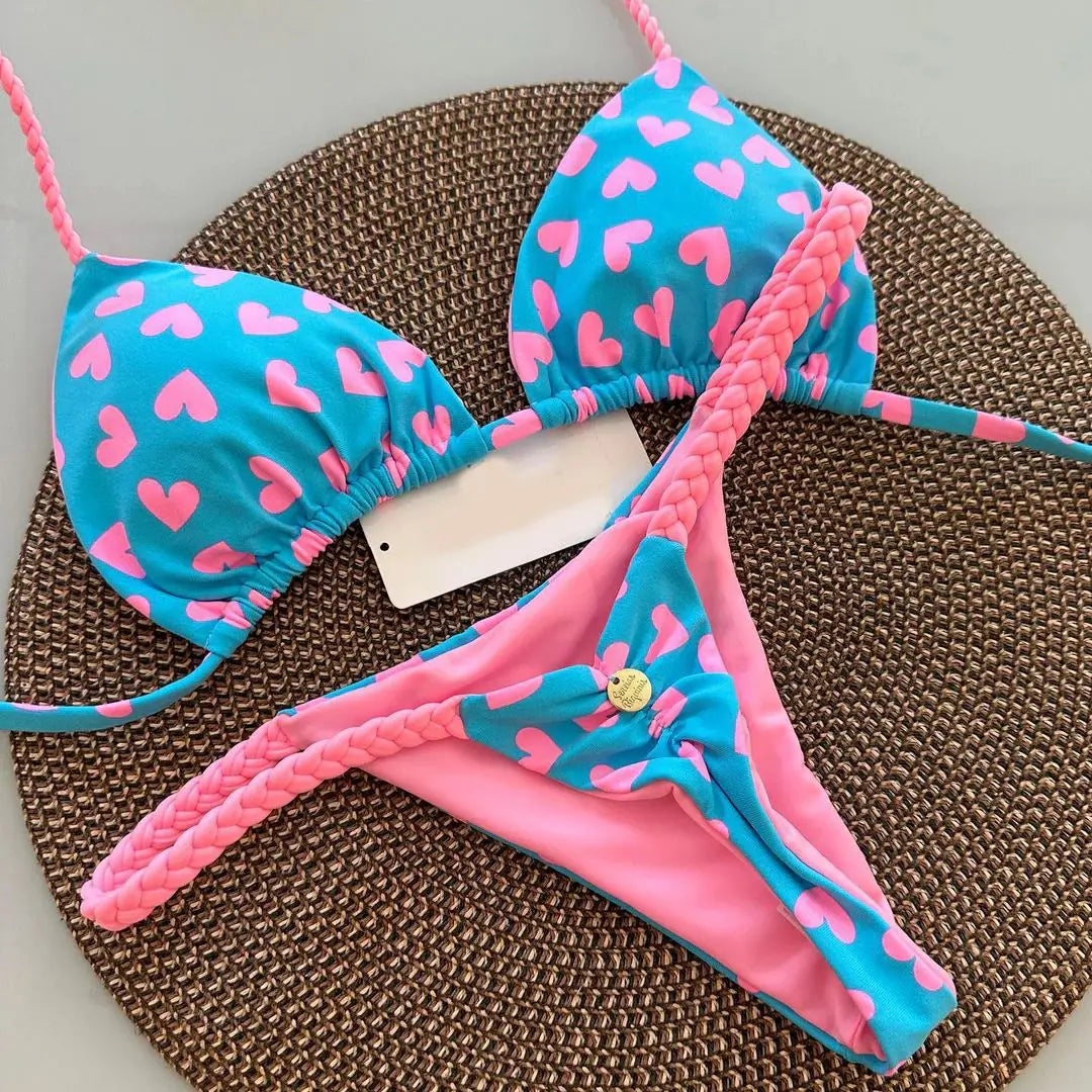 Thong Bikini Set