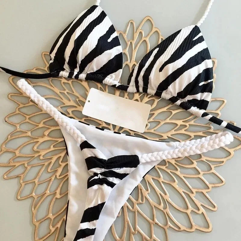 Thong Bikini Set