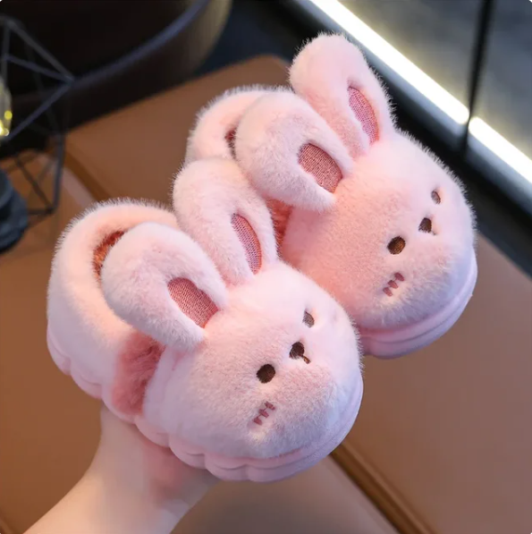 Warm Animal Non Slip Plush Slippers