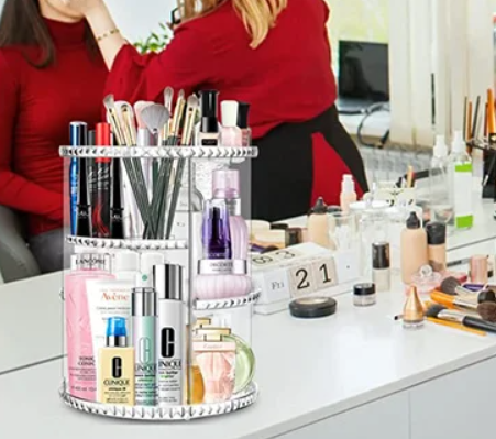 Large Rotating Makeup Organizer