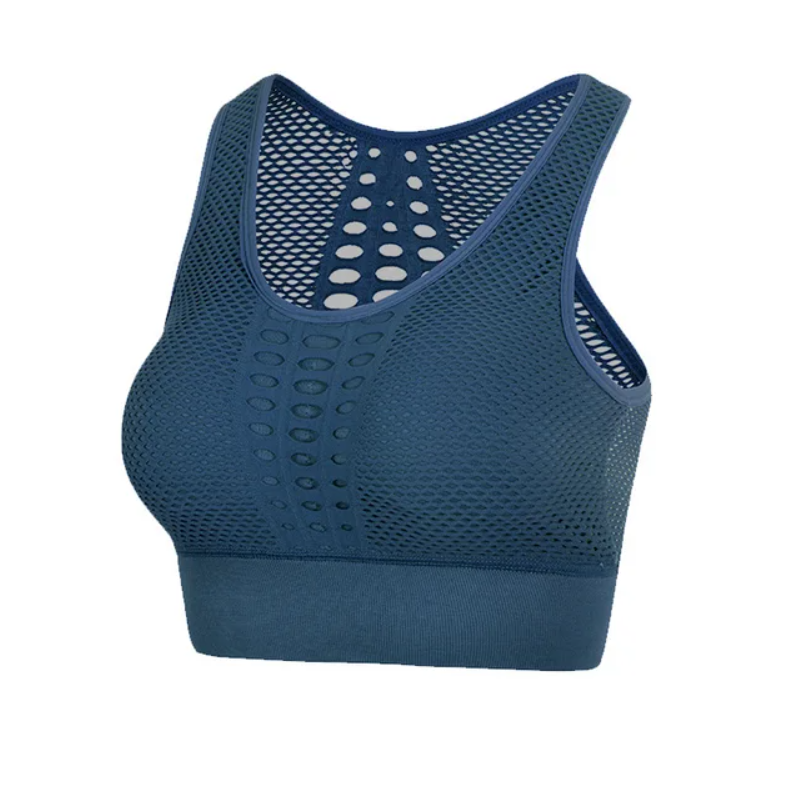 Breathable Mesh Sports Bra