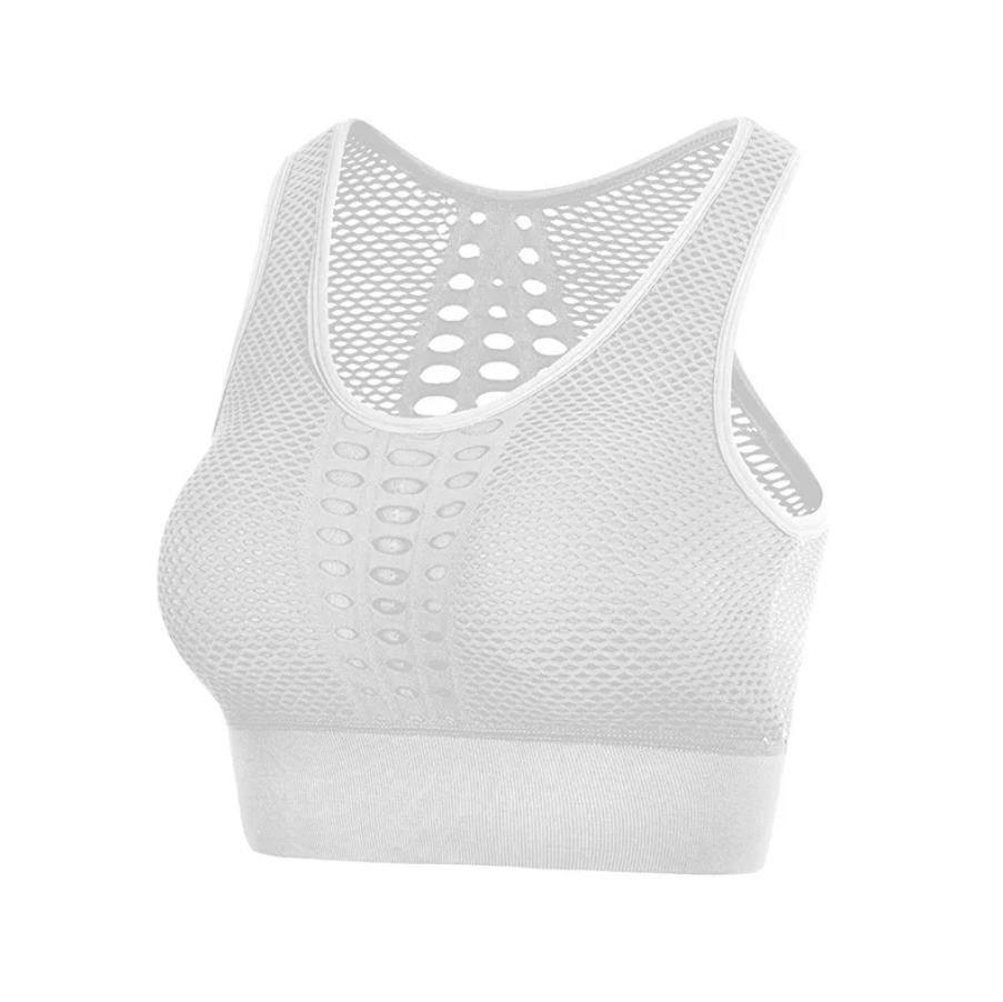 Breathable Mesh Sports Bra