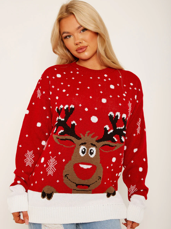 Rudolph Reindeer Christmas Jumper