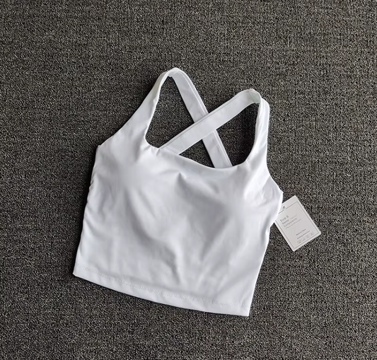 Padded Open Back Sports Bra