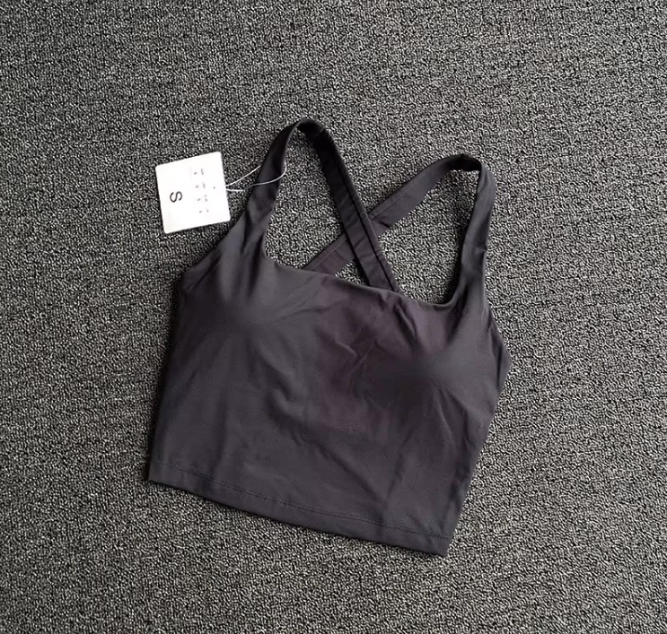 Padded Open Back Sports Bra