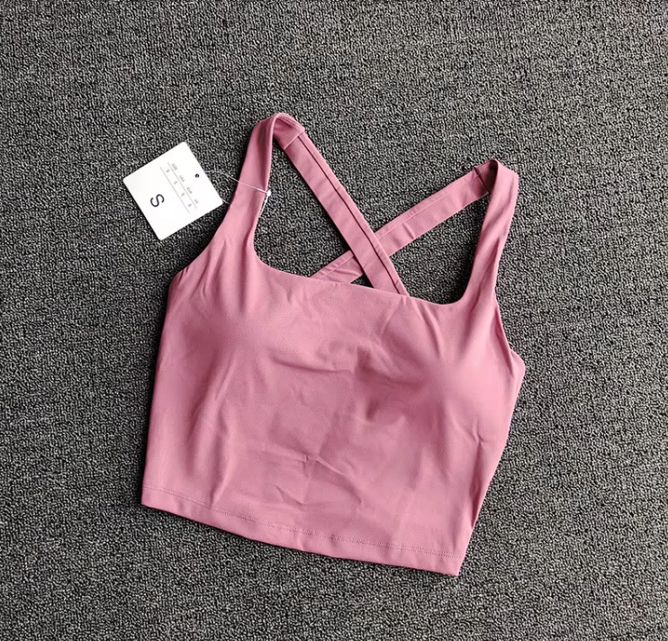 Padded Open Back Sports Bra