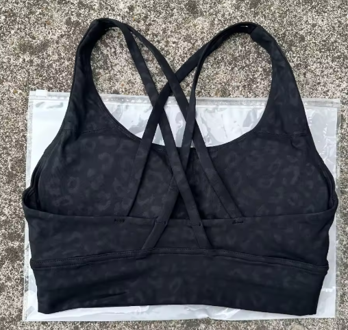Solid Padded Cross Back Sports Bra