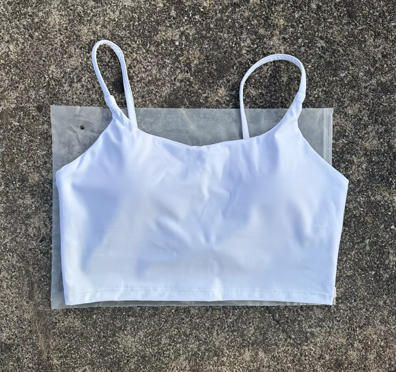 Padded Spaghetti Strap Sports Bra