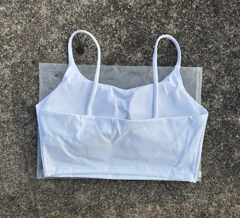 Padded Spaghetti Strap Sports Bra