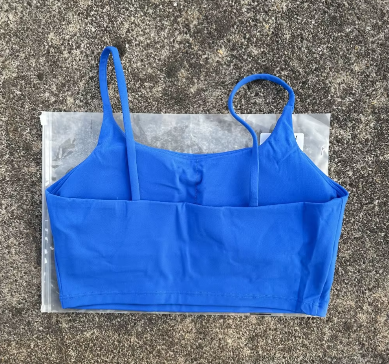Padded Spaghetti Strap Sports Bra