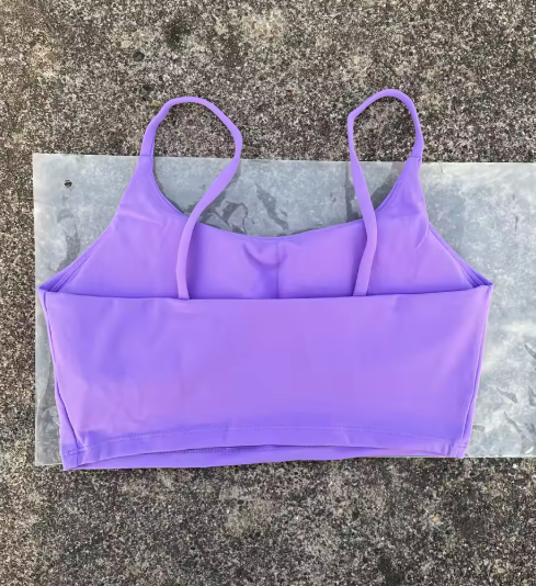 Padded Spaghetti Strap Sports Bra