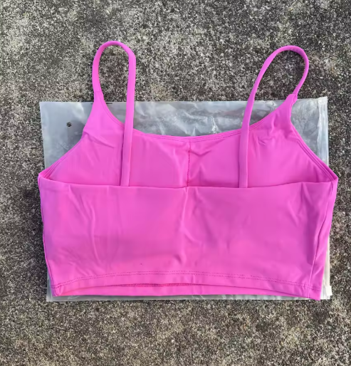 Padded Spaghetti Strap Sports Bra