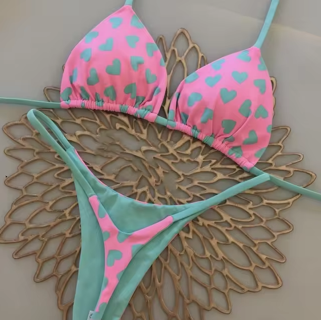 Thong Bikini Set