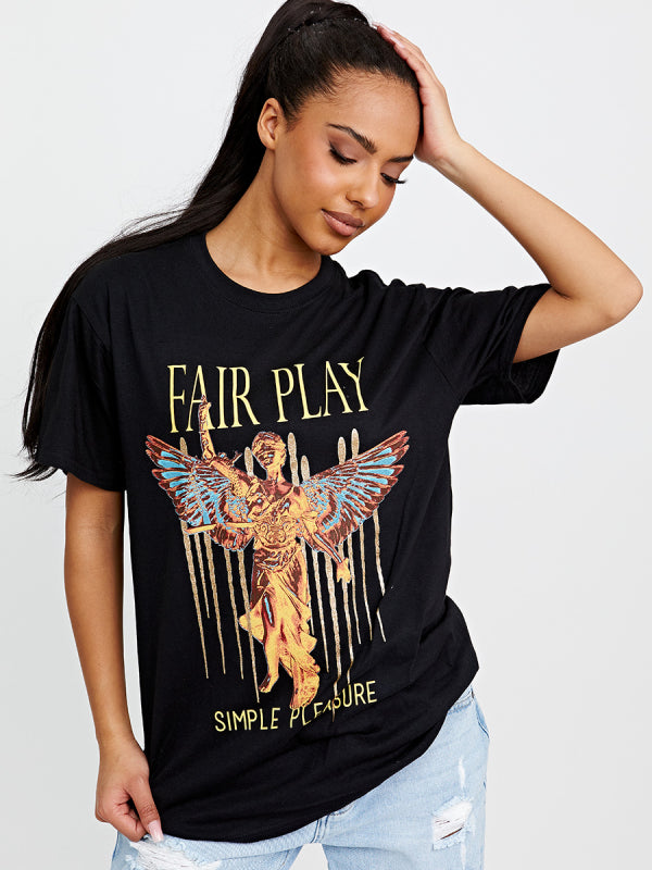 Fair Play Graphic Printed T-Shirt