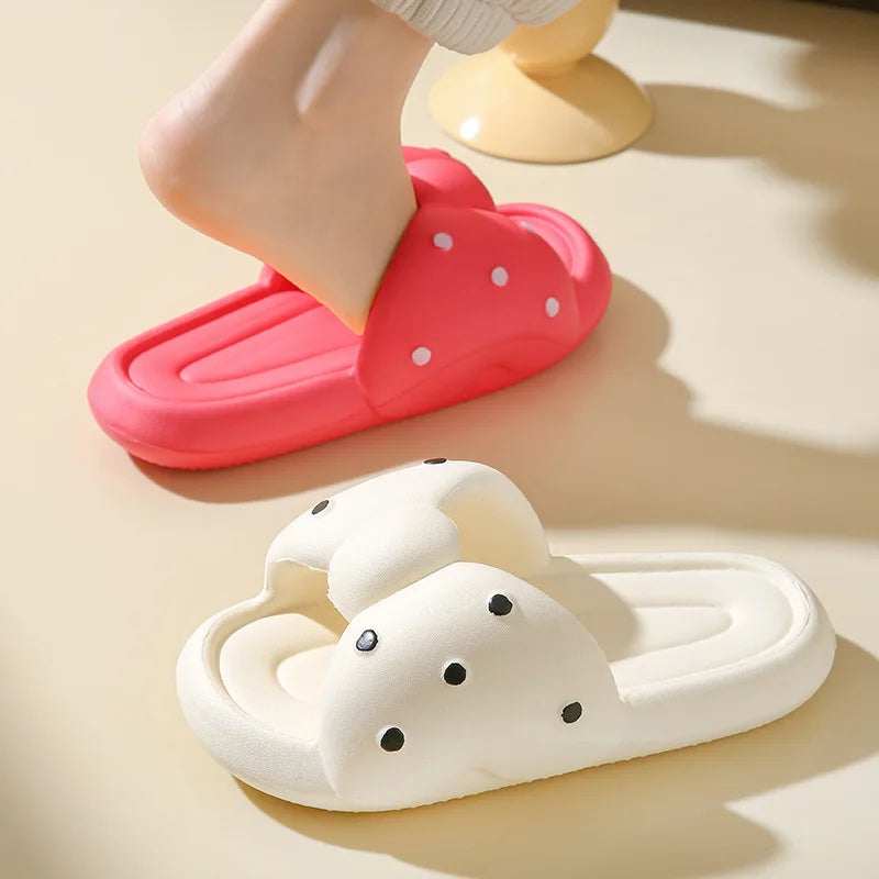 Casual Bow Slipper Slides