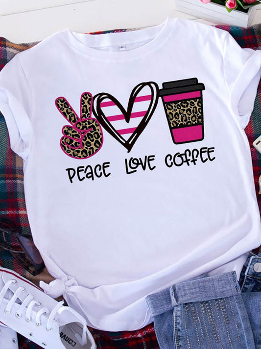 Peace Love Coffee T-Shirt