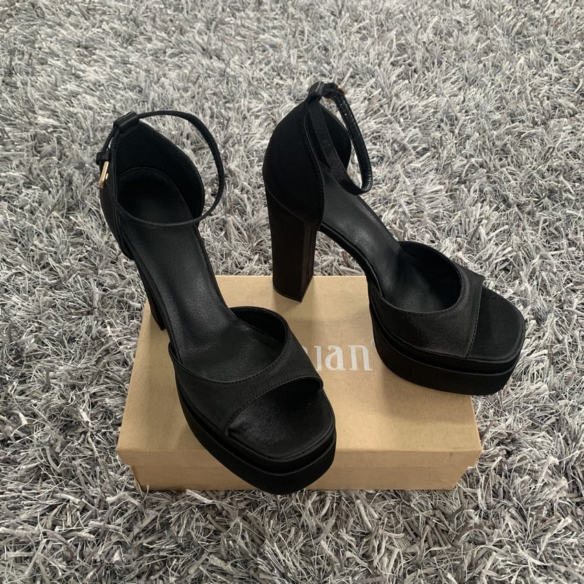 Block Platform High Heels