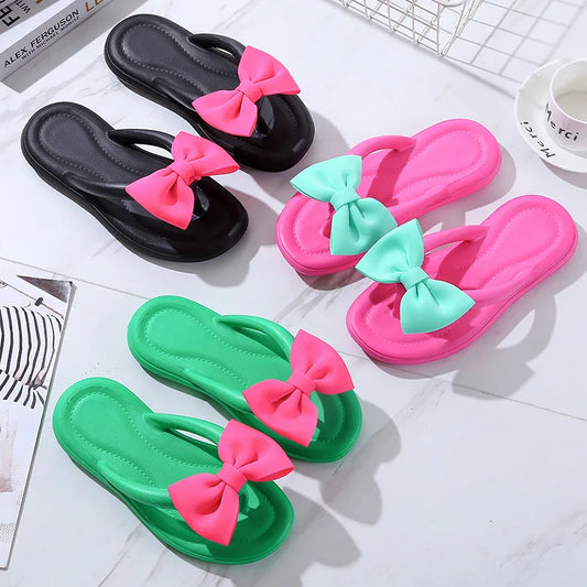 Colourful Beach Bow Sliders